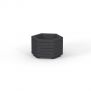 Miniaturka Wooden flowerpot III black (2)