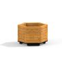 Miniaturka Wooden flowerpot III (2)